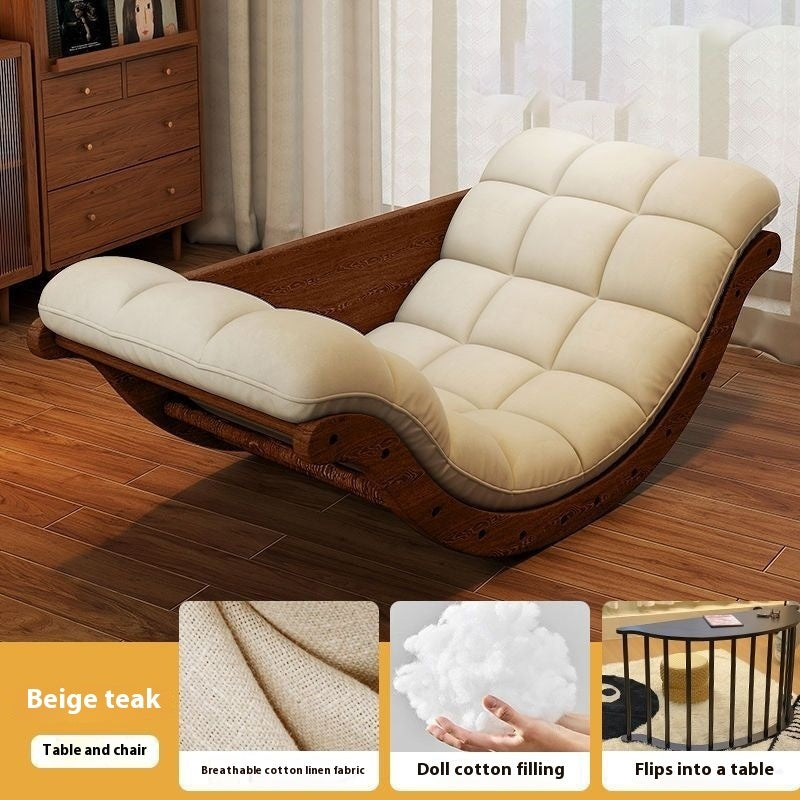 Multifunctional Single Rocking Chair Banana Sofa Recliner