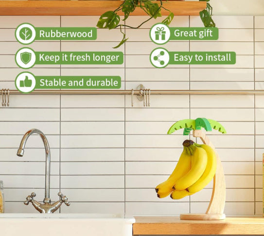 Wooden Banana Household Desktop Fruit Storage Rack