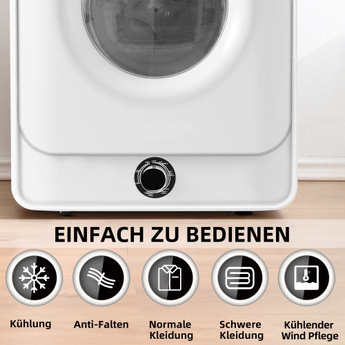 Convection dryer made of metal and plastic